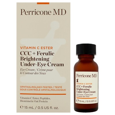 Perricone MD Vitamin C Ester CCC + Ferulic Brightening Under Eye Cream 0.5 Fl Oz