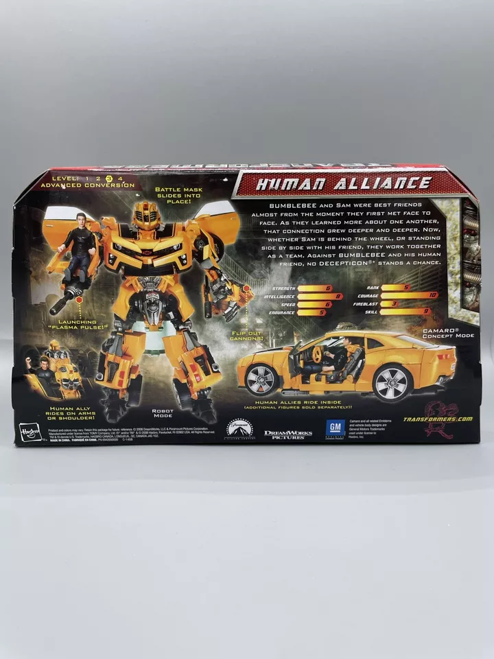 Authentic Hasbro Transformers ROTF Human Alliance Bumblebee & Sam Witwicky NEW - Image 4 of 4