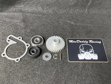 Yamaha RZ350 Billet Aluminum Water Pump Gear + Gasket + Bearing and Seal