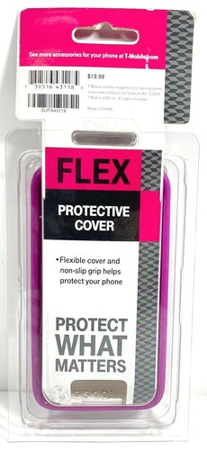 TMobile Flex Protective Case for Alcatel OneTouch Evolve 2, Purple - Picture 4 of 5