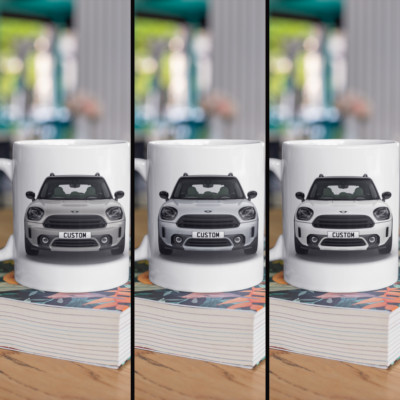 Personalisierte Mini Countryman Cooper Untamed Edition Tasse Geschenk - Farbe wählbar