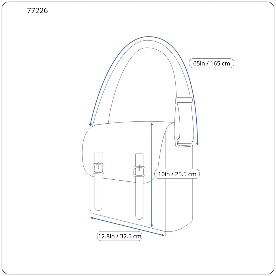 骆驼活动包女式单肩包皮革细节可调肩带 — 第 3/4 张图片