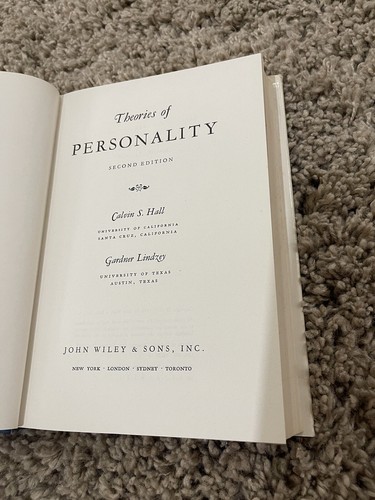 Theories of Personality: by Calvin Hall and Gardner Lindzey 1970 - Picture 7 of 19