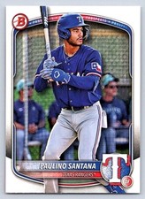 PAULINO SANTANA RANGERS  2025 BOWMAN PROSPECTS #BP-72