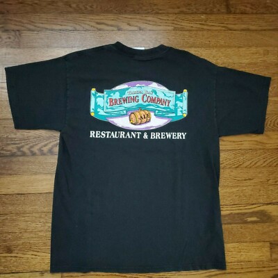 Tampa Bay Brewery Tee Mens L Florida Brewing Restaurant Graphic T Shirt Novelty