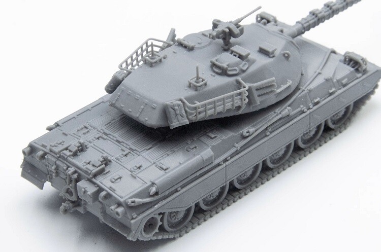 3D Printed 1/87 WW II Japan Type 71 Experimental Heavy Tank