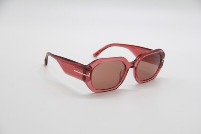 NEW TOM FORD WOMEN PINK SUNGLASSES TOM FORD VERONIQUE-02 TF917 72E  FT0917/S NEW TOM FORD VERONIQUE-02 SUNGLASSES TF917 72E EYEWEAR  main image 2