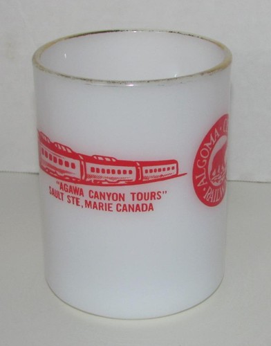 Alcoma Centeral Railway Agawa Tours Sault Ate Marie Canada Federal Glass Mug - Picture 2 of 6