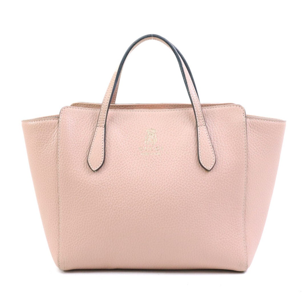 GUCCI Children's Leather Handbag Pink Beige Used Damaged 355640 Free Shipping