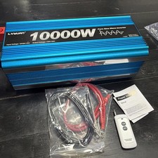 5000W 10000W Pure Sine Wave Power Inverter DC 12V to AC 110V Converter Camping
