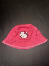 Hello Kitty Pink Bucket Hat Super Rare 2010 Sanrio