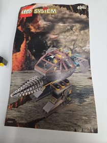 LEGO Rock Raiders: &ldquo;Granite Grinder&rdquo; &ndash; # 4940 &ndash; Instructions &ndash; 1999