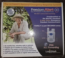 LogicMark 35911 Freedom Alert Personal Emergency Response System New Open Box