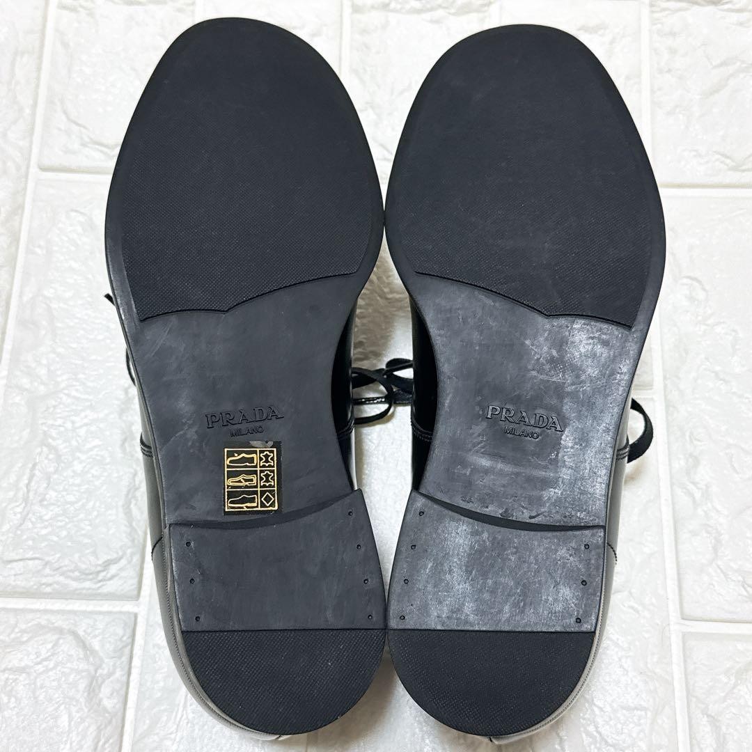 PRADA Men's Dress Shoes D2329 Loafers Leather Black UK 5.5/US 6.5 112967c thumbnail 24