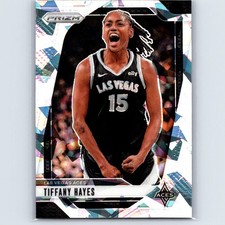 2024 Panini Prizm WNBA Tiffany Hayes #81 Ice Prizms Las Vegas Aces