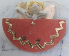 Handmade Paper Angel Chrismas Ornament