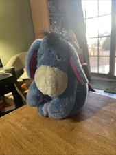 Vintage Disney Store Eeyore Plush Stuffed Animal 10" w/ removable tail