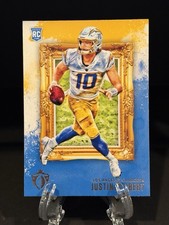 2020 Panini Chronicles - Gridiron Kings Justin Herbert #GK-3 Teal (RC)