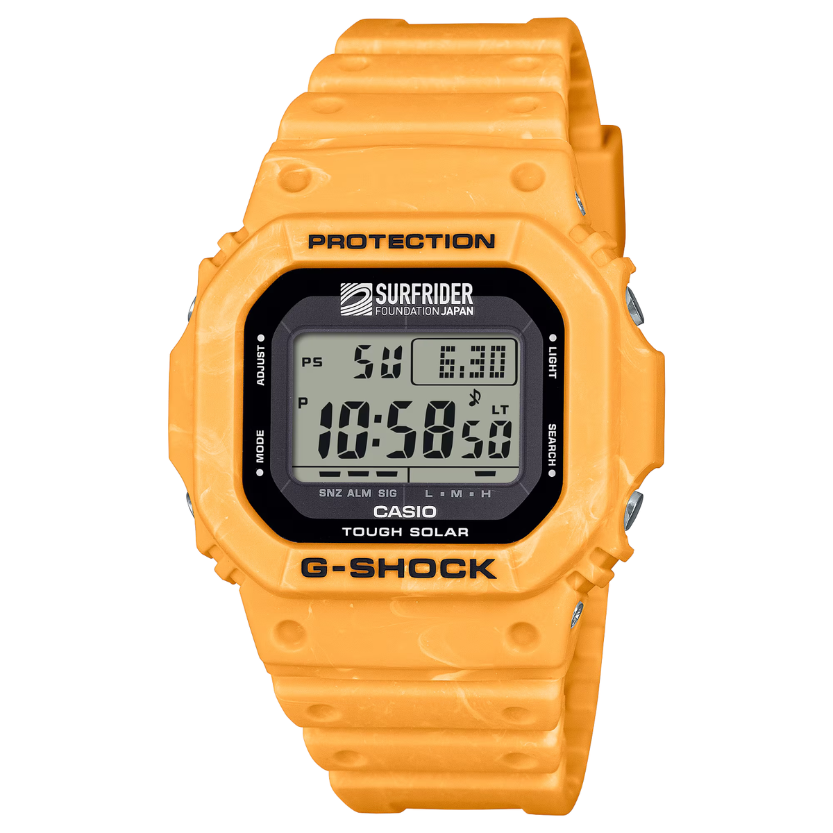 CASIO G-SHOCK SURFRIDER FOUNDATION G-5600SFJ-9JR Yellow Men's