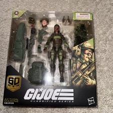 G.I Joe Classified Series 60th Anniversary Action Marine Sniper 6  Action Figure