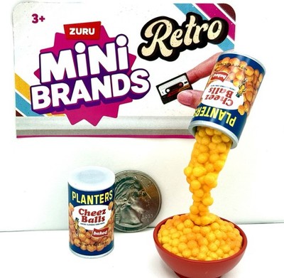 2 Retro Planters Cheese Balls 1 Legendary Frozen Moments 1 Reg Zuru Mini Brands