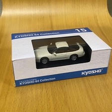 Kyosho 1/64 Nissan 180SX White No.15 Diecast Car Family Mart Limited Edition