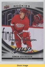 2023-24 Upper Deck MVP Rookies Silver Script SP Simon Edvinsson #247 READ 1d0j
