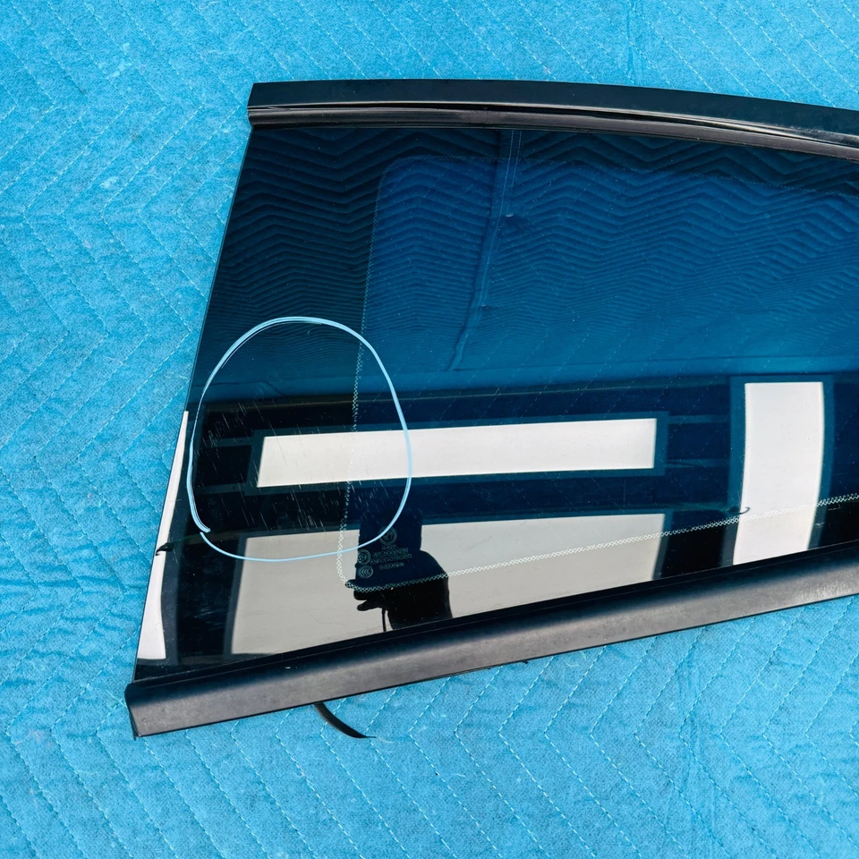 BMW 650i 2012-2017 cuarto trasero izquierdo ventana cristal OEM Foto 2 de 4