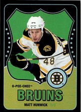2010-11 O-Pee-Chee Retro Black Rainbow Matt Hunwick /100 #295