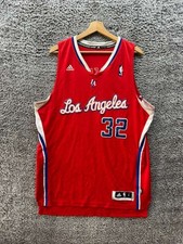 Adidas Los Angeles Clippers Blake Griffin 32 NBA Jersey Red Mens Size L  2"