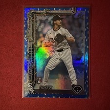 2025 Topps Holiday Drew Thorpe rookie card Blue Metallic Glitter Holiday #H6