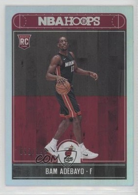 2017-18 Panini NBA Hoops Silver 92/199 Bam Adebayo #264 Rookie RC r2s