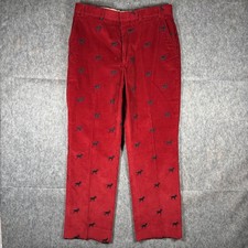 Vintage Orvis Corduroy Pants Men's 36 x 32 Dogs