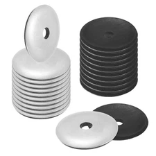 50-Pack Bonded Sealing Rubber Washers, #12 x 1-3/16"OD Neoprene Washer Gasket