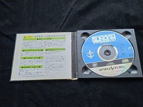 Sega Saturn Gundam Gaiden I II III 3 Game Set Used Japan