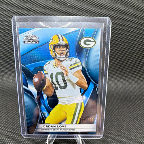 Topps Chrome Black 2025 Jordan Love Packers #40 Serial /150
