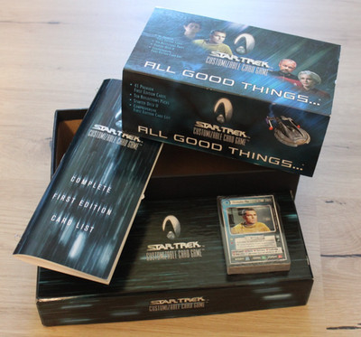 Star Trek CCG - All Good Things - Complete SEALED 41 card set + box + card list