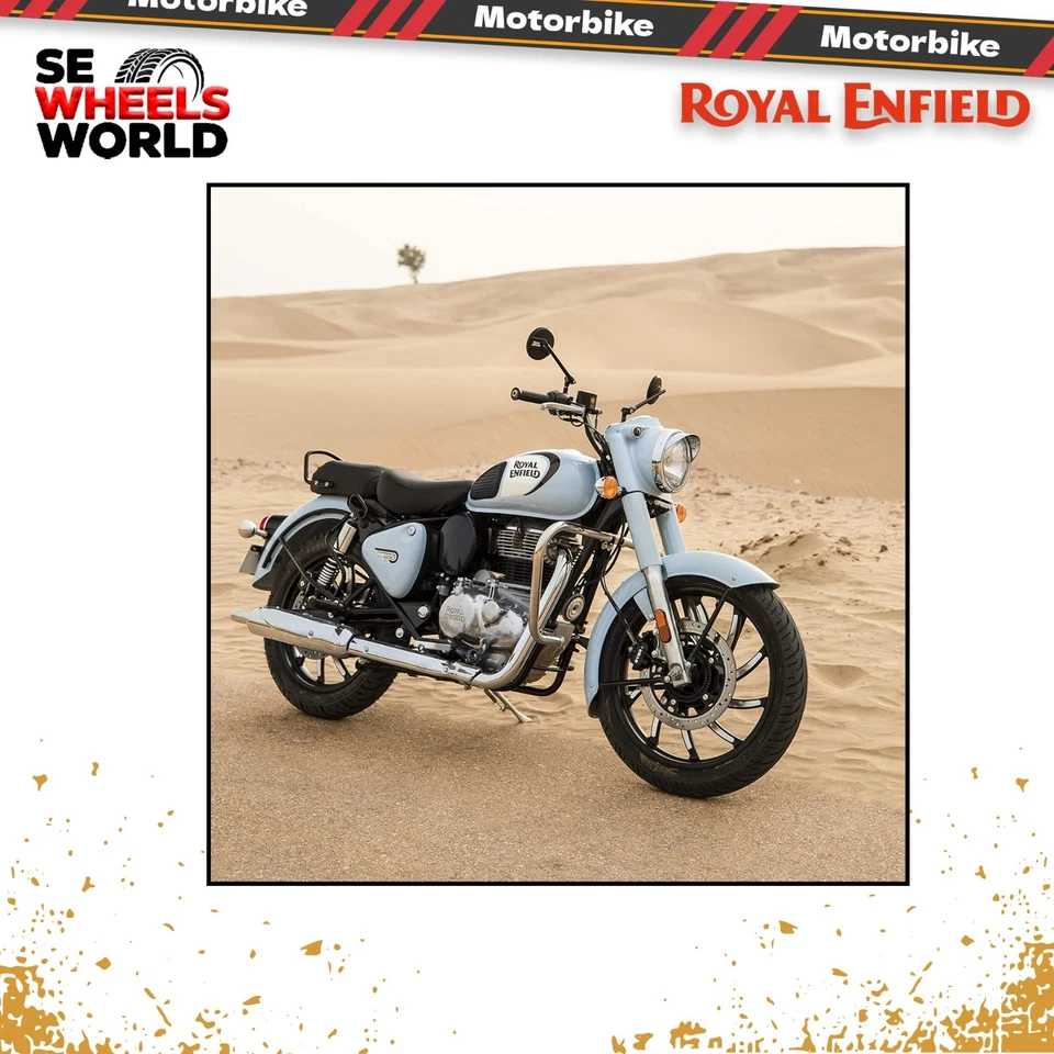 Protezione motore trapezio argento Royal Enfield per Meteor 350 Rebon KXA00008 - Immagine 3 di 4