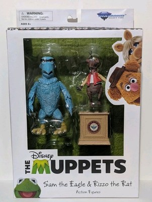 Diamond Select Toys Disney The Muppets SAM THE EAGLE & RIZZO THE RAT Figures NEW