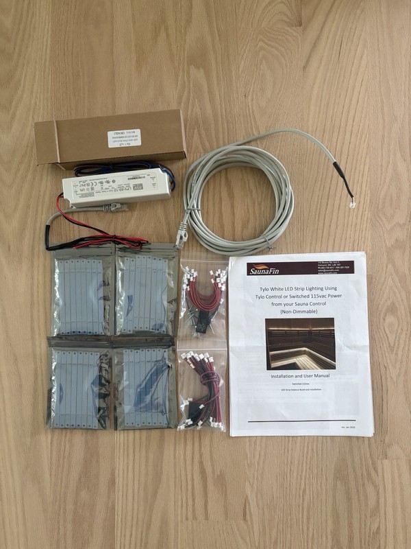 Saunafin 8ft Sauna LED Light Kit (2x) for Sauna