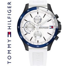 TOMMY HILFIGER Herrenuhr 1791723 Cool Sport BANK Multifunktion Ø 46mm NEU