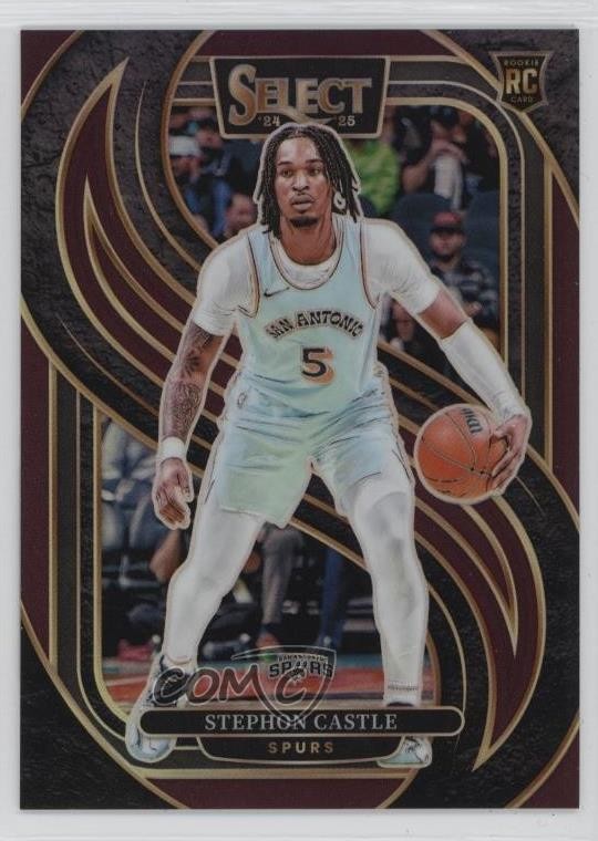 2024-25 Panini Select Premier Level Maroon Prizm /175 Stephon Castle #175 3nn
