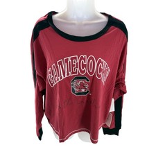 WEAR Erin Andrews South Carolina Gamecocks Long Sleeve Tee Shirt Womens XL NEW