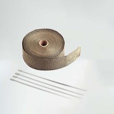 1 Roll X 2 X 16ft Exhaust Wrap Header Manifold Fiberglass Heat Wrap Tape 5m