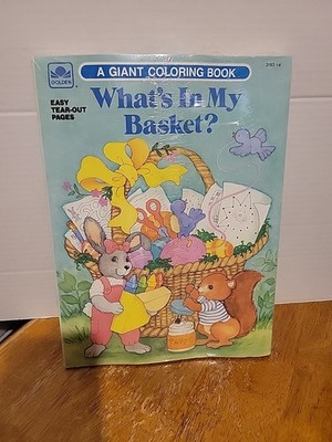 What's In My Basket? Bunny Tale  Come Along Coloring/Activity Book Golden (K)