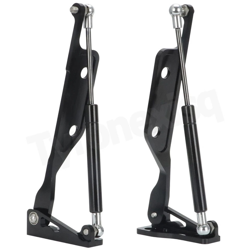 Billet Aluminum Gas Hood Hinge Latch Support For 1988-1991 Honda Civic CRX EF US Foto 3 de 4