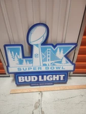 Bud Light Beer Super Bowl Lx 60 Nfl Football Metal Beer Sign 2026 San Francisco 