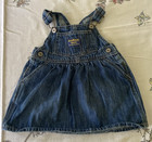 TWO Girl's Oshkosh B'Gosh Overalls Skirtalls Shirts Size 12 months *pre-owned* — photo 6
