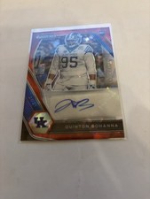 2021 Panini Prizm Draft Picks Red Ice Prizm Autograph Quinton Bohanna (DPA-QBO)