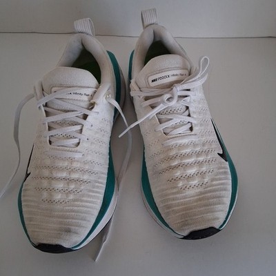 Nike ReactX Infinity Run 4 White &  Teal  Shoes (HF4997 100) Women s Size 8 
